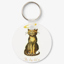 The dog did it keychains