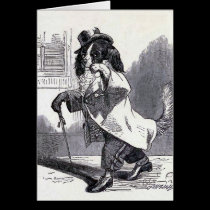 "The Dog dressed in his Clothes" cards