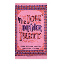 The Dog's Dinner Party Business Card