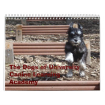 The Dogs of University Canine Learning Academy Wall Calendars