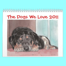 The Dogs We Love 2011 calendars