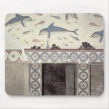The Dolphin Frescoes in the Queen's Bathroom Mouse Pads