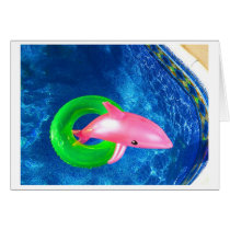 The dolphin greeting card