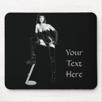 The Dominatrix Mouse Pads mousepad
