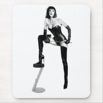 The Dominatrix Mouse Pads mousepads by uniqueandkinky The Dominatrix Mouse Pads mousepads