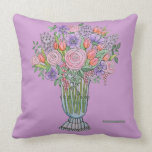 The Donna Spring Bouquet Pillow pillows