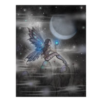 The Doodler Mystical Fairy Poster Print