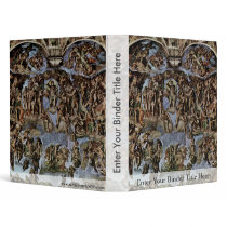 The Doomsday Fresco On The Altar Wall Of The Sisti Vinyl Binders