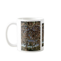 The Doomsday Fresco On The Altar Wall Of The Sisti Mugs