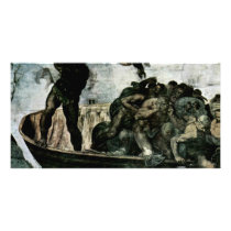 The Doomsday Fresco On The Altar Wall Of The Sisti Photo Cards