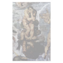 The Doomsday Fresco On The Altar Wall Of The Sisti Personalized Stationery