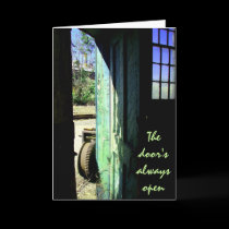 The door's Always Open - When Ccan We Expect You? cards by alyciakeating The door's Always Open - When Ccan We Expect You? cards