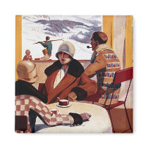 The Downhill Club Promotional Poster Fridge Magnets