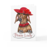 The Doxie Lady Card
