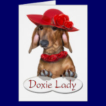 The Doxie Lady Card cards