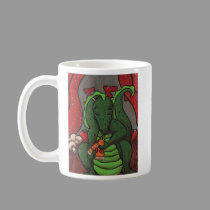 The Dragon and The Pizza mugs