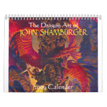 The Dragon Art of 2009 Calender Wall Calendar