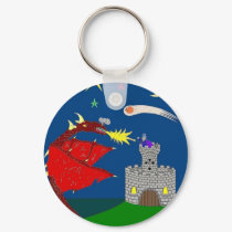 The Dragon attacks keychains