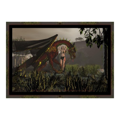 The Dragon Keeper By Michelle Wilder print