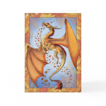 "The Dragon of Autumn" Card by critterwings "The Dragon of Autumn" Card