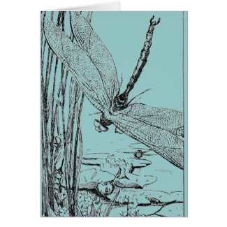 The Dragonfly in Flight card
