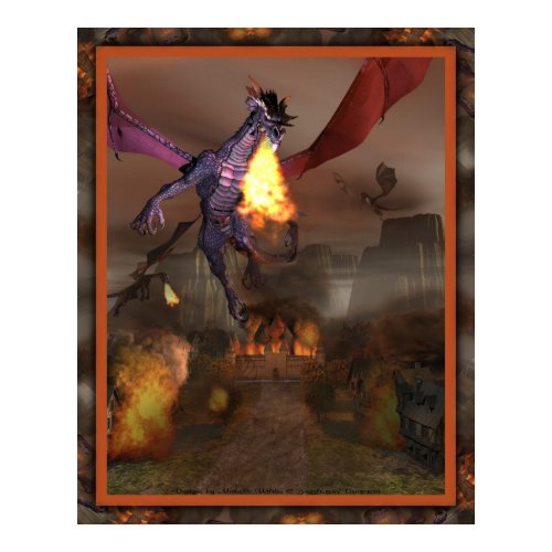 The Dragons Revenge Poster print