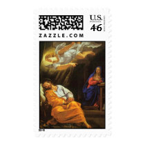 The Dream of Saint Joseph by Champaigne Postage Stamps