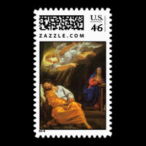 The Dream of Saint Joseph by Champaigne postage