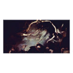 The Dream Of The Shepherd By Füssli Johann Heinric Personalized Photo Card