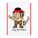 The Dregg Pirate Roberto  Postcard