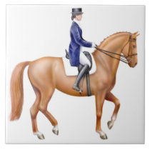 The Dressage Horse Tile