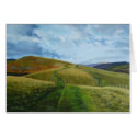 "The Drovers Road" oil Northumberland cards