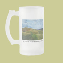 "The Drovers Road" (oil) Northumberland Cheviots mugs
