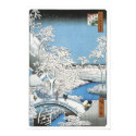The Drum Bridge, Hiroshige, 1856-58 posters