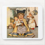 The Duchess and The Pig Baby in Her Kitchen Mouse Pads