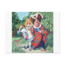 The Duchess Gives Alice Advice on Flamingo Croquet Post Card