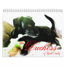 The Duchess of York County Wall Calendar