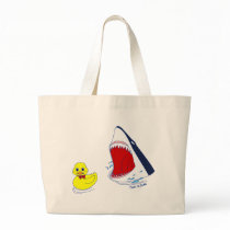 The Duck and The Shark Doodle Art Bag