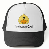 The Duck Says Quack hats
