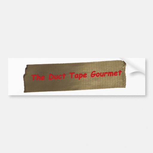The Duct Tape Gourmet Bumper Sticker