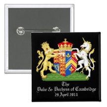 The Duke and Duchess of Cambridge Pinback Button