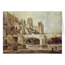 The Durham Cathedral And The Bridge As Seen From Cards