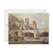 The Durham Cathedral And The Bridge As Seen From Custom Invitations