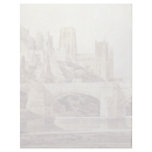 The Durham Cathedral And The Bridge As Seen From Custom Letterhead