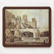 The Durham Cathedral And The Bridge As Seen From Mouse Pads