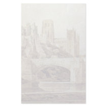 The Durham Cathedral And The Bridge As Seen From Stationery Design