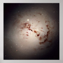 The Dusty Galaxy NGC 1316 Poster