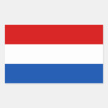 The Dutch Flag Rectangle Stickers