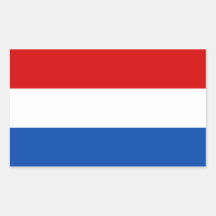The Dutch Flag Rectangle Stickers