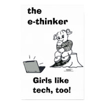 THE E-THINKER Poster posters by Computious THE E-THINKER Poster posters
